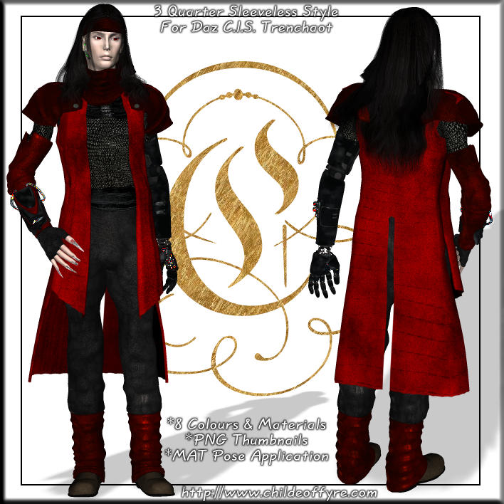 CIS Sleeveless 3 Quarter Length Split Tail