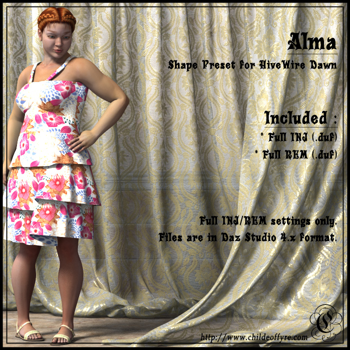 Alma for Dawn Daz Studio Version