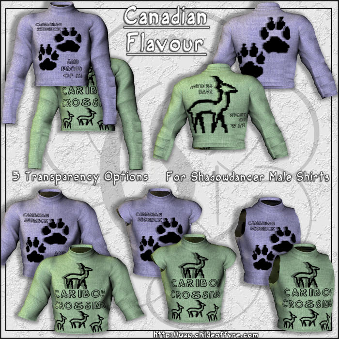 Canadian Flavour For Shadowdancer Male Shirt