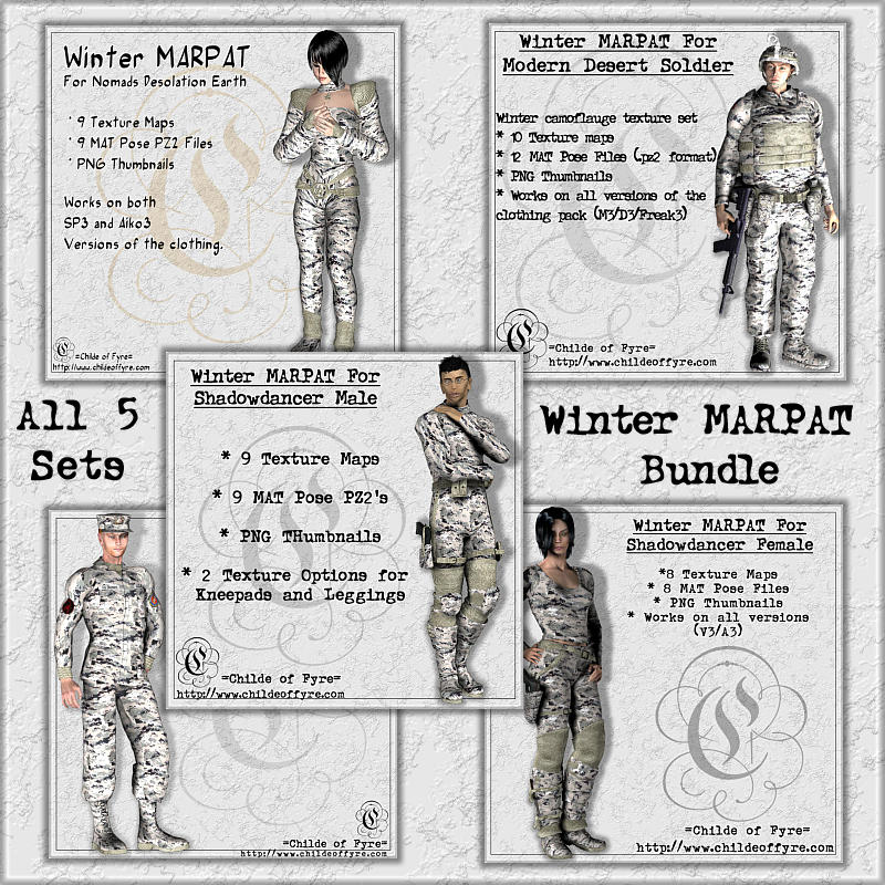Winter MARPAT Camo Bundle