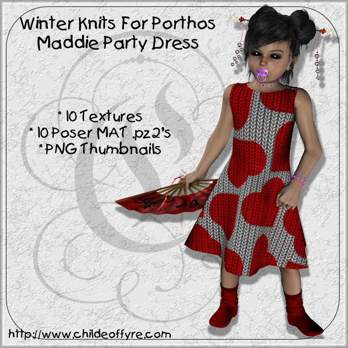 Winter Knits for Maddie's Party Dress