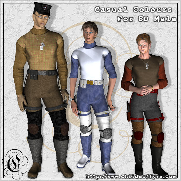 Casual Colours For Shadowdancer Male