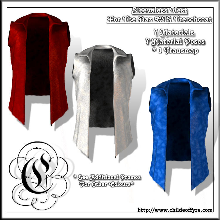 Sleeveless Vest For CIS Trench Coat
