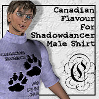 Canadian Flavour For Shadowdancer Male Shirt